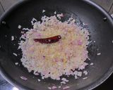A picture of step 2 of Broccoli Rice.