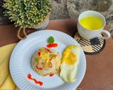 Foto langkah ke 4 dari resep Nasi Goreng Putih.