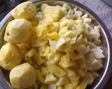 Foto del paso 1 de la receta: Pollo agridulce con piña y zucchini