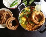 A picture of step 7 of Palpali chukaunu curry with batuk.