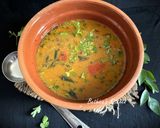 A picture of step 6 of Horse Gram Sambar / Lentil Curry.
