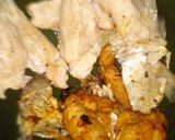 Foto del paso 7 de la receta: Comida casera: filete de pescado frito, arroz blanco y potaje de frijoles negros con ensalada