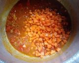 A picture of step 5 of Matoke in Curry Sauce.
