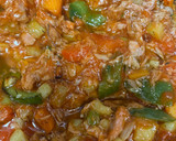 Foto del paso 5 de la receta: Pimientos rellenos de atún y verduras al horno
