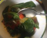 A picture of step 2 of Cheese omelet with vegetables.