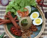 Foto langkah ke 4 dari resep Nasi Lemak BEETROOT.