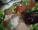 A picture of step 7 of Chicken manchurian.