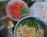 Foto langkah ke 1 dari resep Bothok Tempe Semangit Daun Mengkudu.