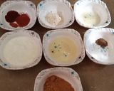 A picture of step 1 of Lahori chicken charga.