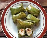 Foto langkah ke 9 dari resep Lemper isi Ayam.