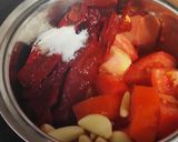 A picture of step 2 of Macaroni Masala.