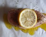 Une image de l'étape 3 de Papillote de poulet thym citron.