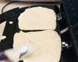 A picture of step 9 of Bacon waffle.