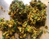 A picture of step 3 of Sprouts Mataki wheat paratha.