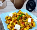 शिमला मिर्च फ्लेवर पनीर की सूखी सब्जी (Shimla Mirch Flavour Paneer Ki Sukhi Sabji) रेसिपी चरण 9 फोटो