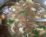 A picture of step 4 of Chicken n veggies soup.