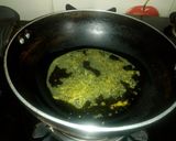 A picture of step 3 of Mirchi ka koota.