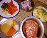 Qeema mater aloo with chapati recipe step 1 photo