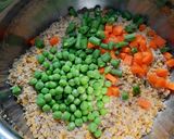 A picture of step 1 of Barnyard millet khichdi.