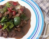 Foto langkah ke 4 dari resep Beef Blackpepper / Daging Sapi Lada Hitam.