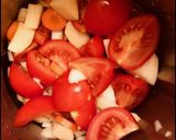 A picture of step 1 of Beetroot Soup.