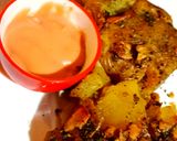 A picture of step 6 of Chilli garlic smash baked potato.