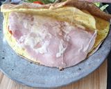 Une image de l'étape 3 de Wrap omelette jambon et fromage râpé en moins de 30 min.