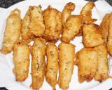 A picture of step 6 of Fried golden conger with beer batter.