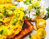 A picture of step 4 of Tumeric Scrambled Eggs.