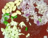 A picture of step 1 of Broccoli Almond Soup.