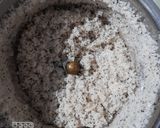 A picture of step 1 of Rava laddu.