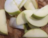 A picture of step 1 of Apple crumble.