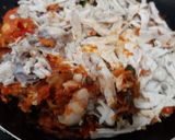 Foto langkah ke 3 dari resep Nasi Bakar Teri Ayam.