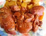 Csülkös körömpörkölt főlt krumplival csípősen recept fázis 3 fotója