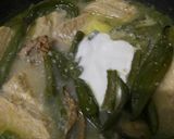 Foto langkah ke 3 dari resep Sayur tengah bulan tempe santen (jangan Lombok ijo khas gunung kidul).