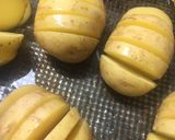 Foto del paso 4 de la receta: 🥔 PAPAS🥔 ACORDEÓN O ABANICO 🥔🍅🧀