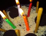 Foto langkah ke 6 dari resep Kue ultah Oreo mejicom.