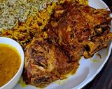 عکس مرحله 1 از دستور سبزی پلو با گردن