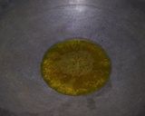A picture of step 1 of Chaulai aur moong dal ki sabji.