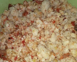A picture of step 3 of Yam balls, step by step on how to make it.