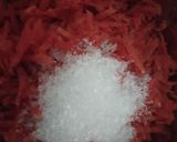 A picture of step 1 of Carrot Sandesh.
