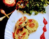 A picture of step 7 of Paratha sandwhich macaroons.