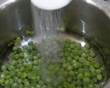 A picture of step 3 of Methi Malai matar.