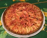 Une image de l'étape 9 de Maxi tarte pommes pralines roses (pâte brisée épeautre lait pralines roses).
