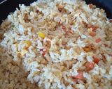 Gambar langkah 4 resipi Nasi Goreng Cina (China).