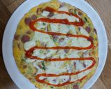 Foto langkah ke 5 dari resep Pizza telur dadar.