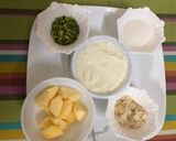 A picture of step 1 of Apple smoothie.