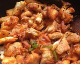 A picture of step 8 of Bread Upma.