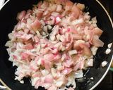 A picture of step 9 of Fateera with hotdog filling.