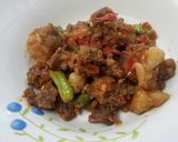 Foto langkah ke 5 dari resep Iga Gongso Buncis Pedas.